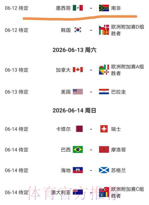2026美加墨世界杯比赛结果怎么查